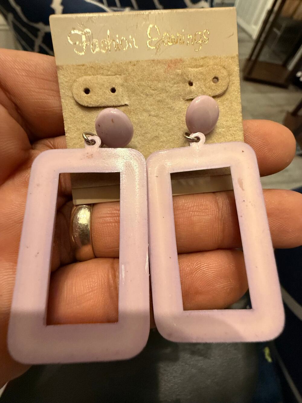 Vintage post earrings circa 1980